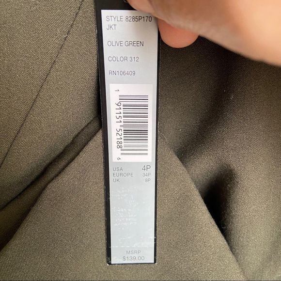 Tahari ASL Double Breasted Lapel‎ Blazer Jacket - Picture 7 of 7